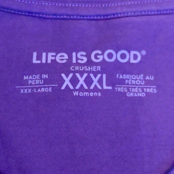 +SZ NWT SS "DEEPRP"  Tee SZ XXXL By Life Is Good - Picture 5 of 10